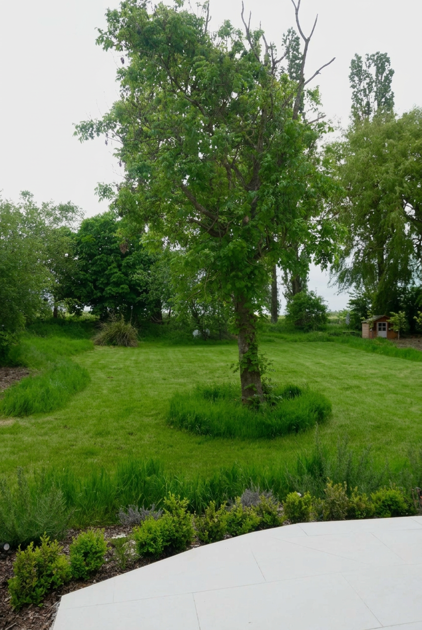 Garden and lawn at The Kent Cottage