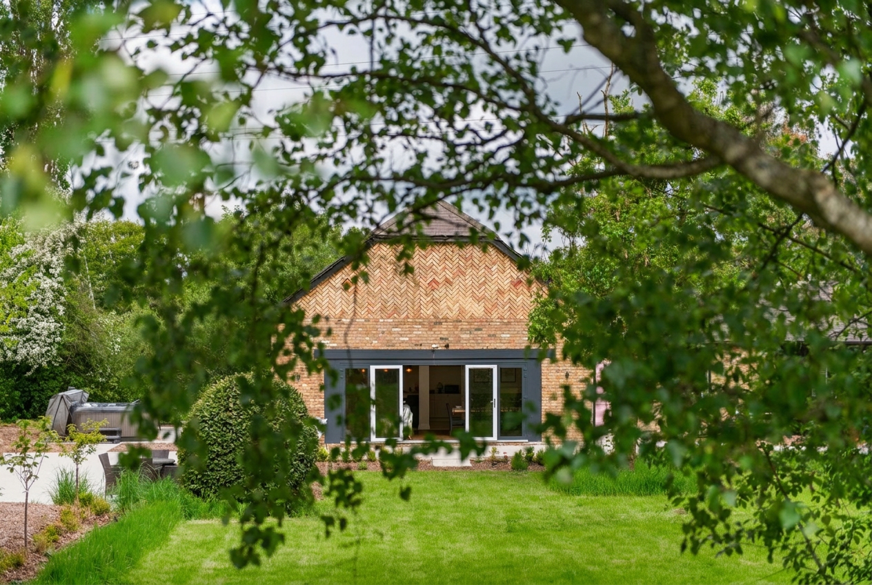 Open lawn and countryside views